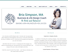 Tablet Screenshot of briasimpson.com